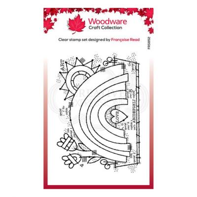 Creative Expressions Woodware Clear Stamp Singles - Garden Rainbow